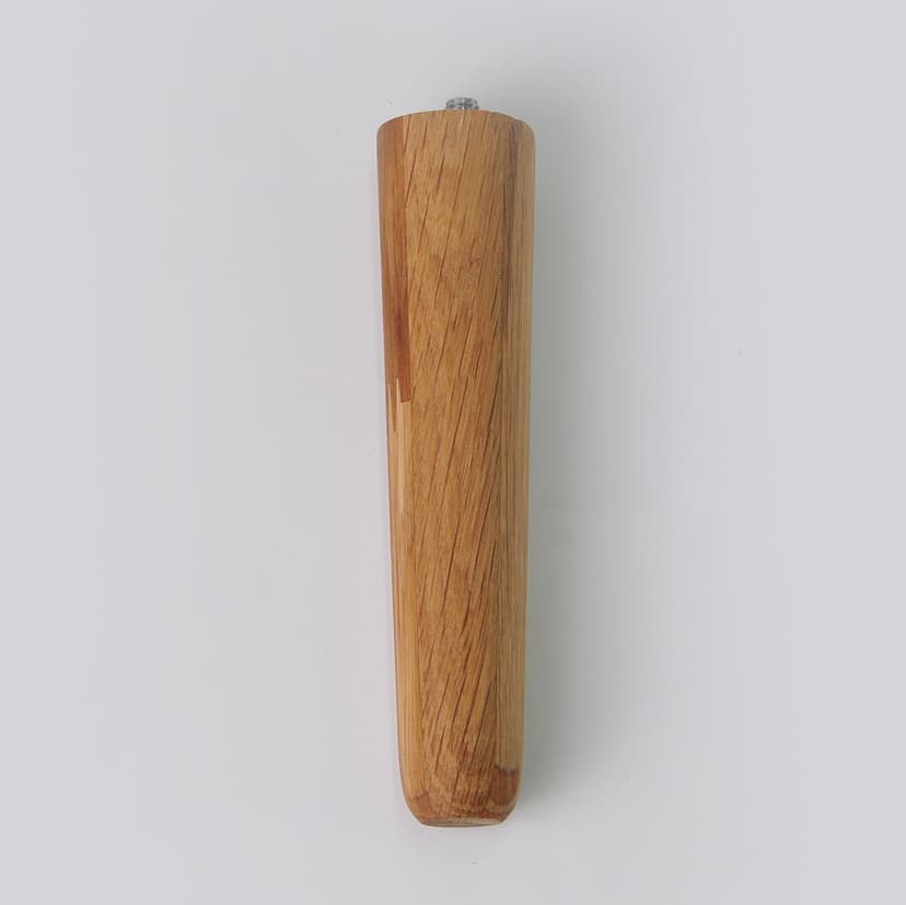 Ножки для мебели Эдгар 3,5×3,5×15, массив дуба, 4 шт., натуральный