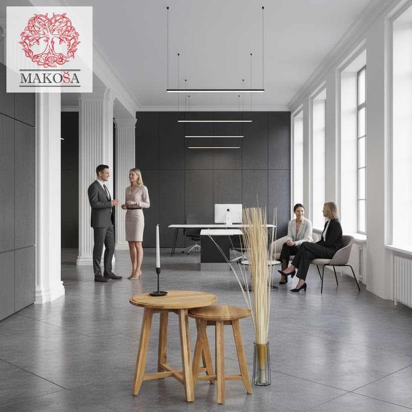 Журнальный столик Nord Oak / Норд Оук из массива дерева, круглый, комплект 2 шт, коричневый — фото 6