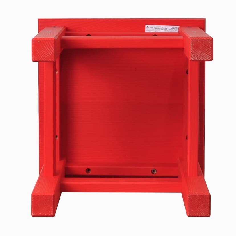 Табурет «Одвар» 33×33×45 см, деревянный, красный, массив сосны, IKEA — фото 10