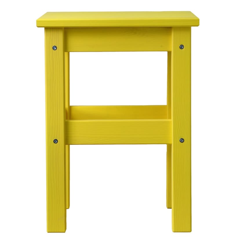 Табурет «Одвар» 33×33×45 см, деревянный, желтый, массив сосны, IKEA, желтый — фото 3