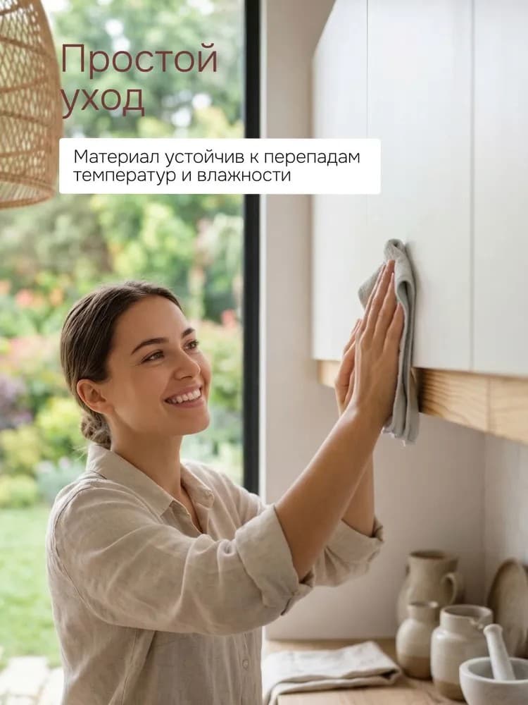 Кухонный модуль 80х32х96, Виола, навесной ЛДСП белый