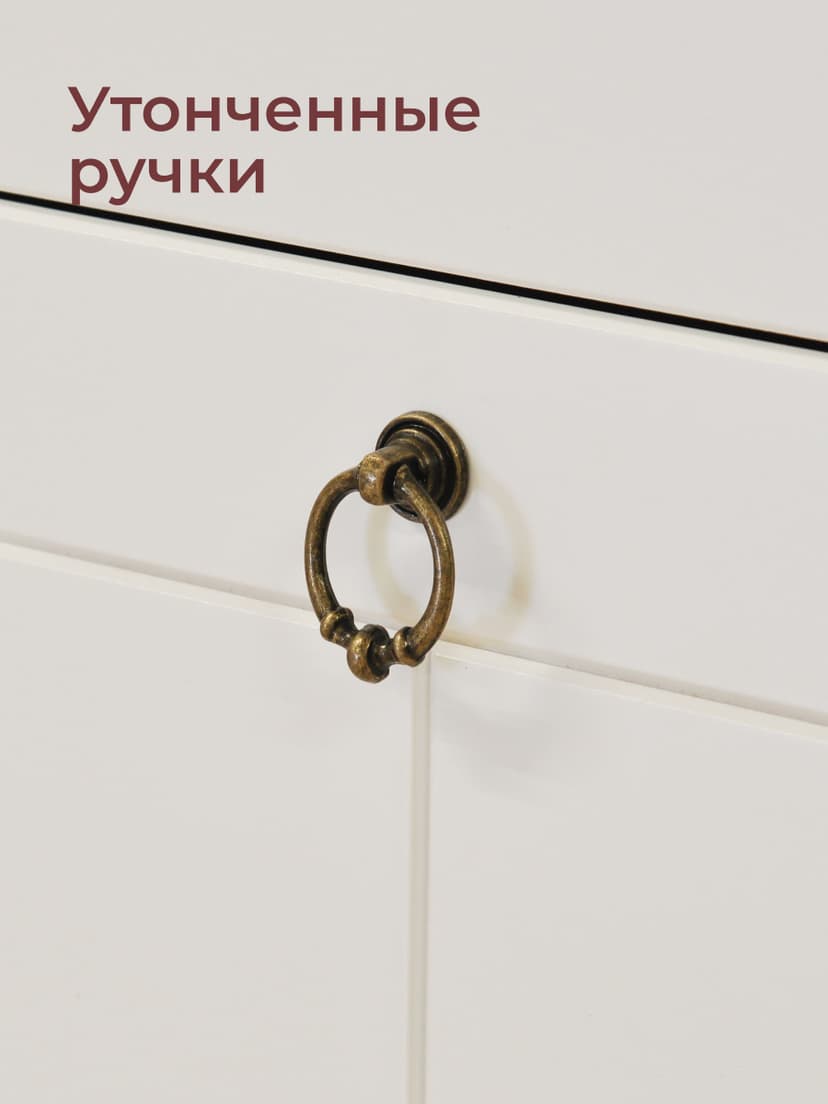 Обувница для прихожей Индра, закрытая, высокая из МДФ, белый