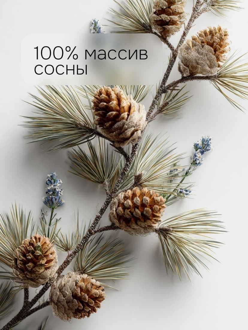 Основание для кровати (ламели) из натуральной сосны, 100 см — фото 5