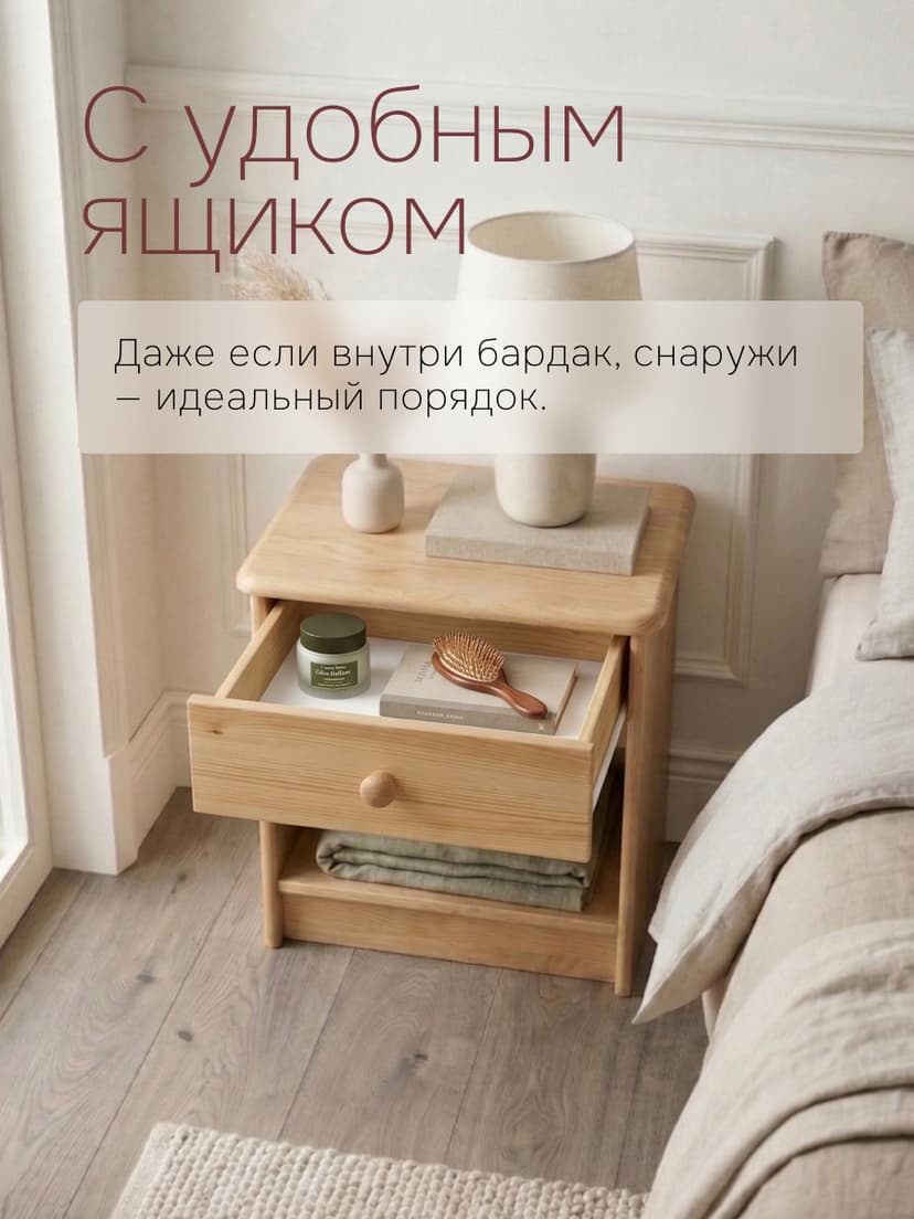 Комод, 43х34х102, Хаба, с ящиками, из массива дерева, для одежды, Dipriz