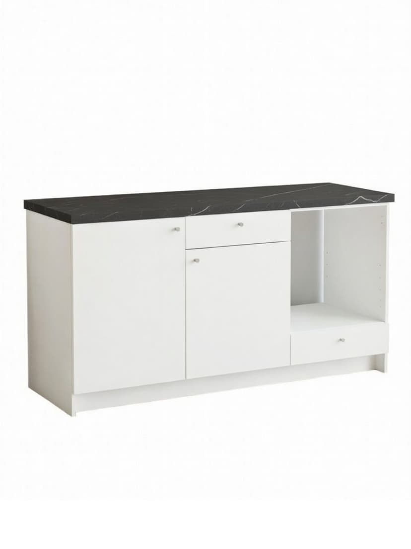 Модуль кухонный напольный, 182х60х91, Кнок, кухонный гарнитур, белый, IKEA, KNOXHULT