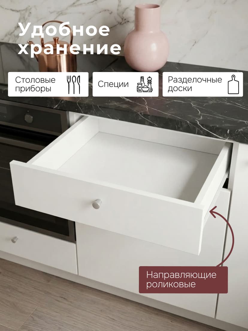 Модуль кухонный напольный, 122х60х91, Кнок (КНОКСХУЛЬТ), кухонный гарнитур, белый, IKEA, KNOXHULT
