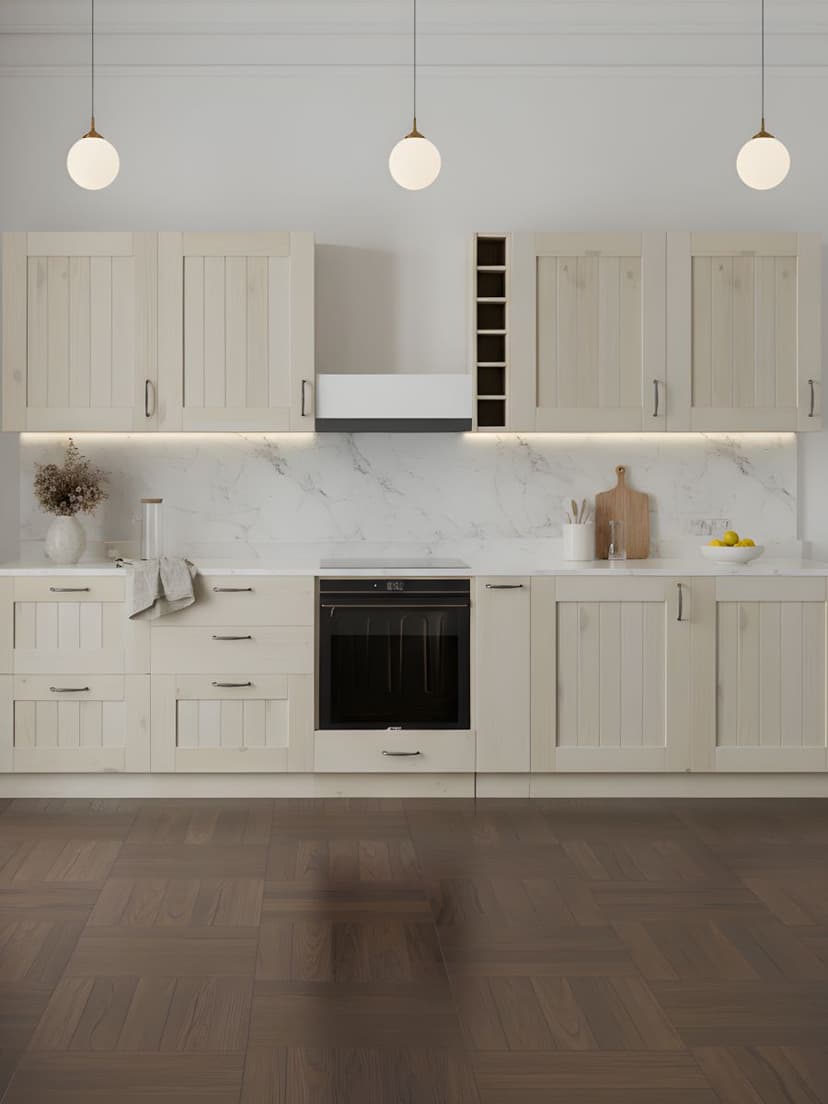 Кухонный модуль напольный, Вестфалия, 60х58х216, шкаф пенал, массив сосны, Dipriz